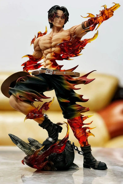 One Piece Ace Anime Figure Portgas·D· Ace Action Figurine Statue Pvc Gk Model Collection Doll Desk Decoration Toy Birthday Gifts - Otaku Legends Store