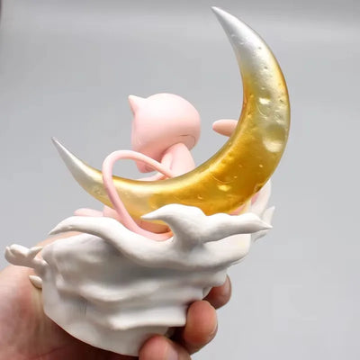 14cm pokemon Kawaii Mew Moon Scene Anime Action Figure Model Gk Statue Collection Desktop Decoration Ornament Cute Toys Boy Gift - Otaku Legends Store