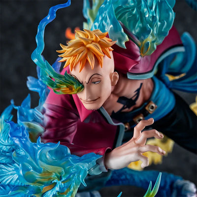 BANDAI MegaHouse Original One Piece Marco Portrait of Pirates MAS-Maximum Anime Cartoon Garage Kit Model Decoration Gifts Toys - Otaku Legends Store