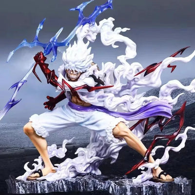 25cm One Piece Raiden Five Gear Nica Lightning Luffy Action Figure Model Statue Doll Toys Collection Decoration Model Toys Gift - Otaku Legends Store