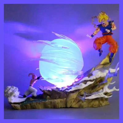 Diorama Dragon Ball Z – Goku Super Saiyan vs Majin Buu Edizione Limitata 