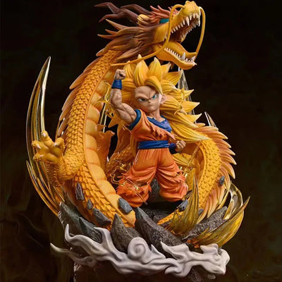 Banpresto Dragon Ball Z Deluxe Goku SSJ 3 con – Action Figure