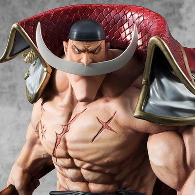 BANDAI MegaHouse Original One Piece - Edward Newgate - Portrait of Pirates Maximum Anime Cartoon Garage Kit Model Decoration - Otaku Legends Store